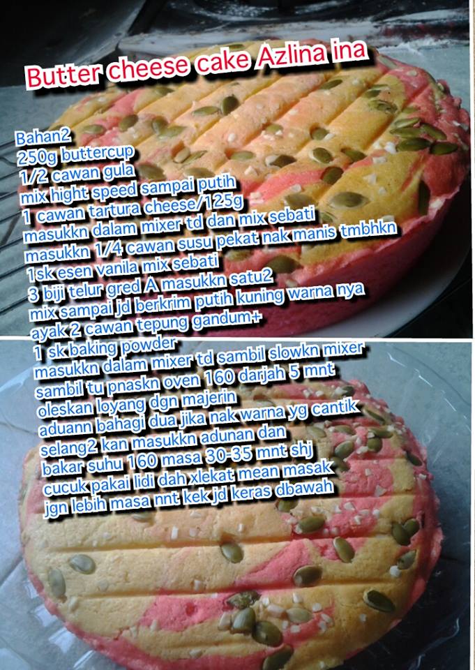 Kek Marble Susu Resepi Azlina Ina Cake